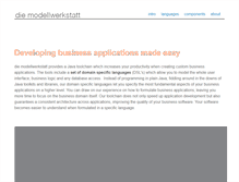 Tablet Screenshot of modellwerkstatt.org